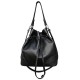 Geanta dama piele naturala - MC 27 Bucket Bag Leather Black 