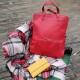 Geanta dama piele naturala Premium - Josephine Red Soft Leather