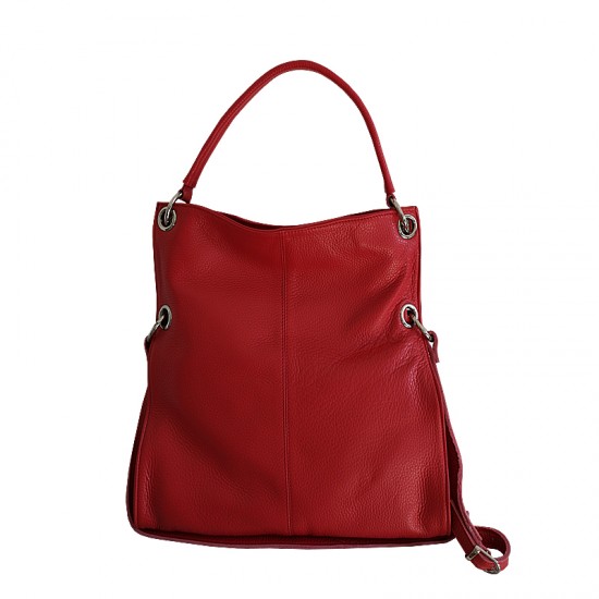 Isabelle Soft Leather Red