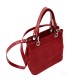 Lucille Red Velur Leather