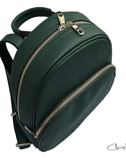 Rucsac piele naturala MC 32- Andra Verde