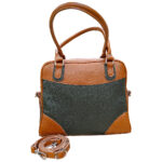 Geanta Din Piele Naturala F 70 - Khatia Kaki - MC Leather