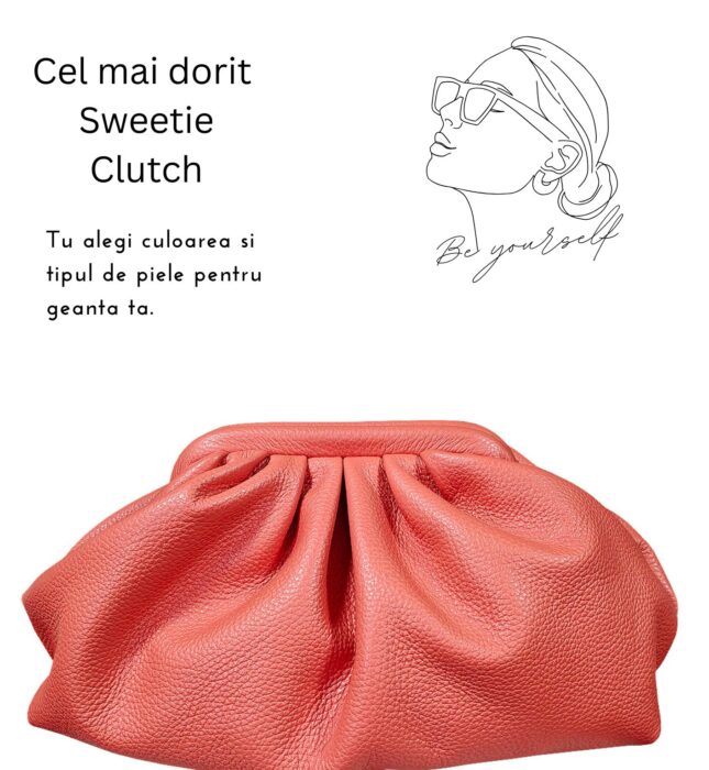 Geanta ocazie - Sweetie Clutch Corai